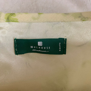 MULHOUSE 総柄 ノースリーブミニワンピース Mサイズの画像