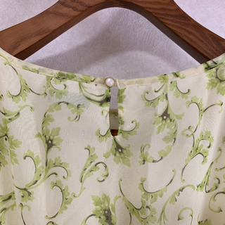 MULHOUSE 総柄 ノースリーブミニワンピース Mサイズの画像