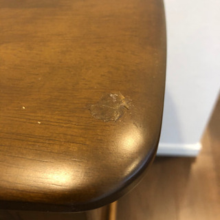 キャスター付き木製ラックの画像