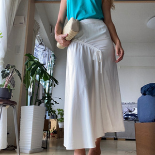 TOP SHOP シャーリングスカート　2000円　ほぼ新品の画像