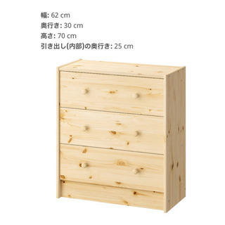 IKEA rast ラスト　イケア　木製　チェスト　子供部屋　キ...