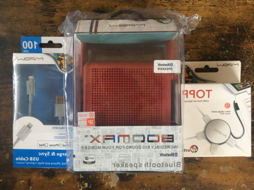 BOOMAX BLuetooth スピーカー / MIpowTopp /Mipow充電線