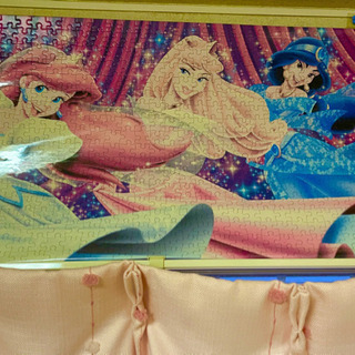 Disneyプリンセスパズル　完成品の画像