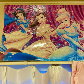 Disneyプリンセスパズル　完成品の画像