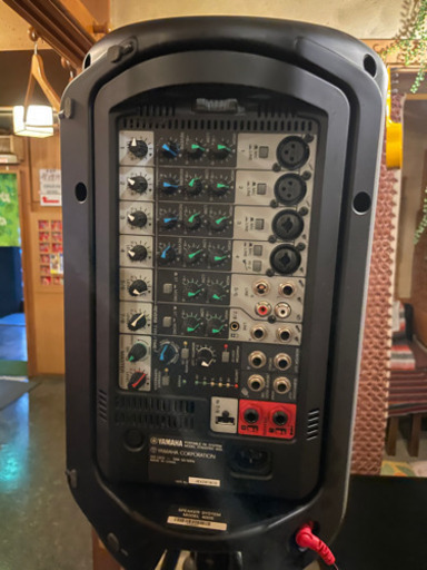 ヤマハ　stagepas 400i 配線、マイク、スタンド付