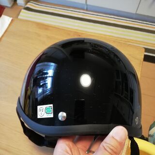 【中古】バイク用ヘルメット　黒の画像