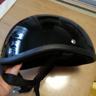 【中古】バイク用ヘルメット　黒の画像
