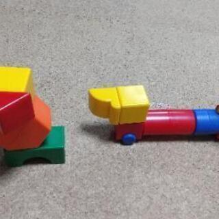 磁石でくっつく積み木の画像