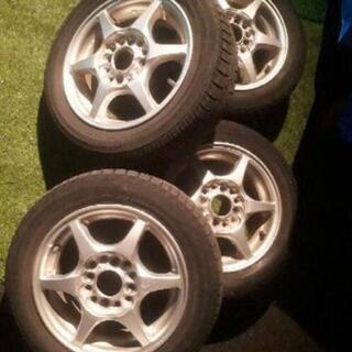 お車セットご購入13インチタイヤ付スチールホイール4本セットオマ...
