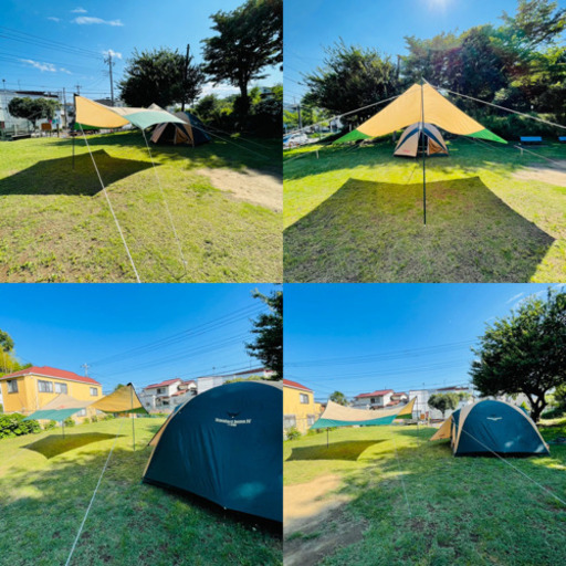 売り切れました?   coleman  4-6人用テント＋タープセット②
