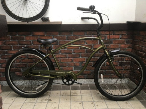 中古 エレクトラ 26インチビーチクルーザー 防犯登録代込み
