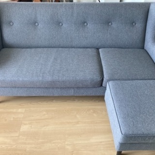 【Francfranc】定価9.9万円の3人がけソファ（オットマ...