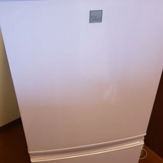 SHARP　2ドア 冷蔵庫 137L SJ14E3-KP 201...