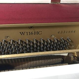 ★大幅値下げ・希少価値・美品★中古ピアノYAMAHA W116HC /ホワイトの画像