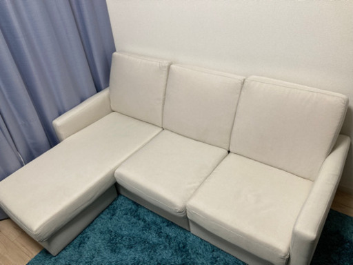 【LOWYA 定価32,990円】[幅172]3人掛けカウチソファ　万能レイアウト