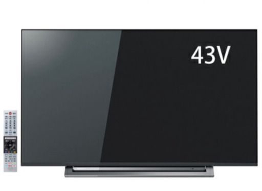 【値下げ済み】東芝 43V型 液晶テレビ　レグザ 43M530X 4Kチューナー内蔵 外付けHDD W録画対応　テレビ