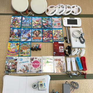 【値下げ】WiiU 各種コントローラ　ソフト19本セット