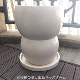 ［美品］陶器 鉢カバー プランター