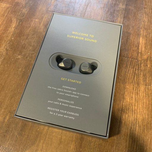 Jabra Elite 75t Titanium Black ジャブラ 美品 ワイヤレスイヤホン