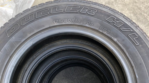 パジェロミニ 、キックスなどブリヂストンデューラー　DUELER H/L 175/80R15 ４本セット