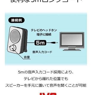 ポータブルスピーカー JVC SP-A35M-Sの画像