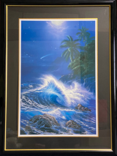 大幅値引◆ 版画　クリスチャンラッセン「ナイト・ダンサー」