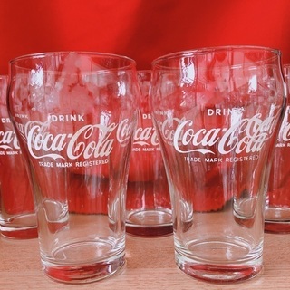 コカコーラ　グラス12個セット
