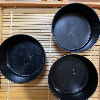 中古 蕎麦 冷麺 盛り皿2個 & 薬味入れ 3個 セットの画像