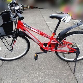 子供用自転車☆ 24インチ AMERICAN EAGLE カゴ/...
