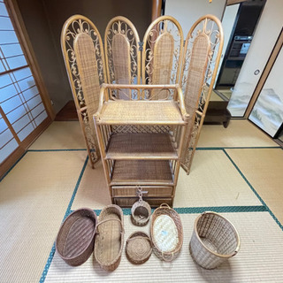 籐家具一式差し上げます。