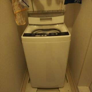 値下げ！極美品◆使用2か月・洗濯機アクア5KG◆AQW-H5◆臼杵市内引取希望の画像