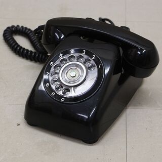 日本電信電話公社 ダイヤル式 黒電話 600-A2(R2114hxY)
