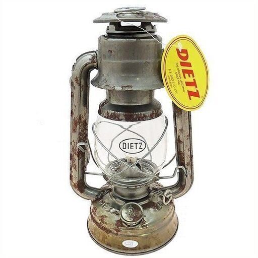 【日本未発売】【Dietz デイツ 】#76 Original オイルランタン・無塗装（サビ）Unfinished (Rusty) ・ハリケーンランタン　商品番号10014
