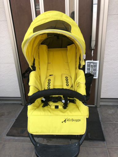 ★配達無料（堺市〜岬町）エアバギー　ブレーキ付　イエロー