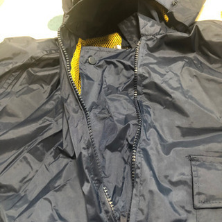 紺色上下カッパ　美品　値下げしましたの画像