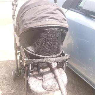 状態良☆ソラリアプレミアム ブラック ベビーカー☆の画像
