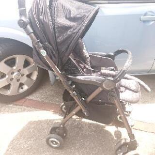 状態良☆ソラリアプレミアム ブラック ベビーカー☆