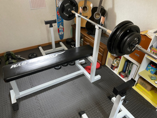 取引中 ベンチプレスセット 120kg おまけ付き