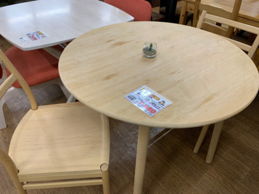 ダイニング３点セット【店頭取引限定】【中古品】早い者勝ち！?足立区近郊配送可能！！