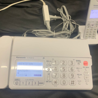 電話　FAX 子機１台付き！　パナソニックの画像