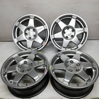 16x6.5J TECMAG テクマグ TARGA 5穴 -108 OFF 50 4本 ボルボ アルミホイール      ～横浜市旭区 ズーラシア近く～