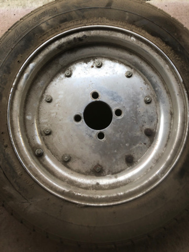 アルミホイール(古タイヤ付き)4本！ #お話中の方がいる為一旦終了します
