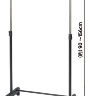 ハンガーラック シングル 幅80cm 耐荷重15kg