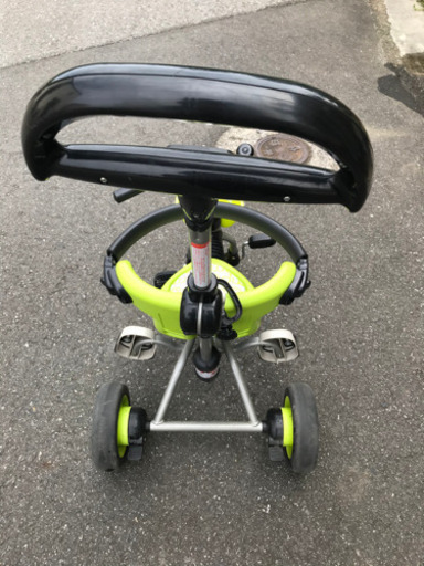 送料込み　アイデス　折りたたみコンポタウン　三輪車　グリーン