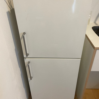 無印良品　2ドア冷蔵庫　深澤直人デザイン