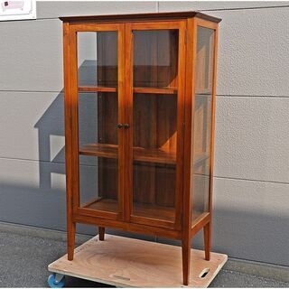 引取限定】ガラス キャビネット 飾り棚 ショーケース【YY0313-4】