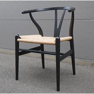 CARL HANSEN＆SON カール・ハンセン＆サン CH24 Yチェア ワイチェア 椅子 ビーチ ブラック【YY0304-5】