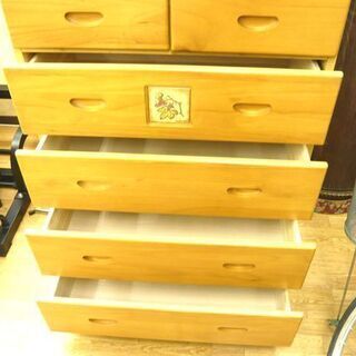 桐製家具 木製 7段チェスト ブラウン 日本製】木目が素敵な天然木桐チェスト 通販【ニッセン】