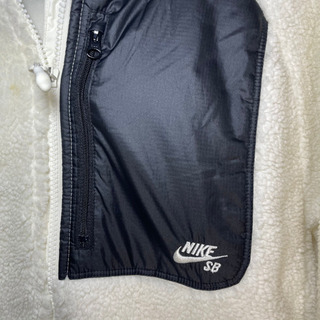 NIKE ナイキ　ボア　パーカー　フーディー　オフホワイトの画像