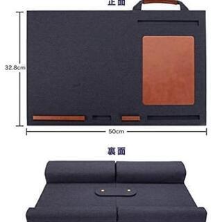 【決定】折りたたみ 膝上 テーブル クッション テーブル 持ち運び可能 ノートパソコンの画像